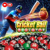 Cricket Ball Roulette live on Blucky PH